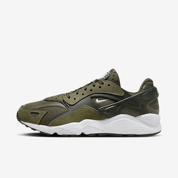 Nike huarache verde y negro shop